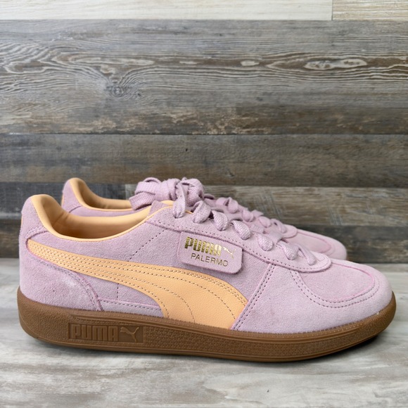 Puma Other - Puma Palermo Mens Size 10 Sneakers Suede Terrace Shoes Orchid Melon 396463-06